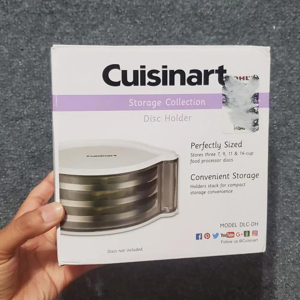 Cuisinart Food Processor Storage Collection Disc Holder - Model DLC-DH New W/box